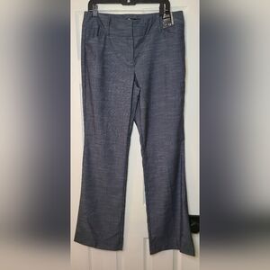 NWT New York & Company blue/gray boot cut pants, size 12 tall